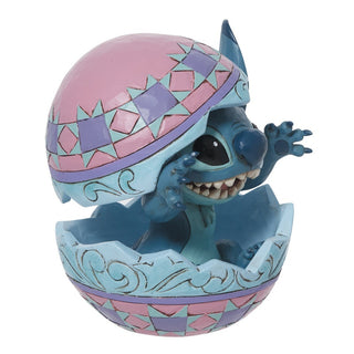 Jim Shore Disney Traditions: Stitch in an Easter Egg Figurine sparkle-castle