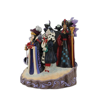 Jim Shore Disney Traditions: Villains Carved by Heart Figurine sparkle-castle