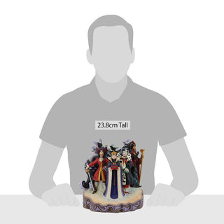 Jim Shore Disney Traditions: Villains Carved by Heart Figurine sparkle-castle