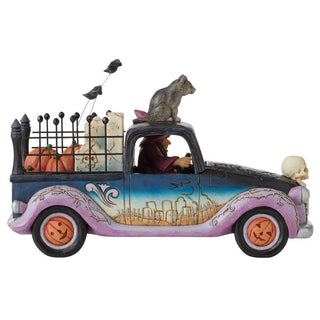 Jim Shore Heartwood Creek: Halloween Pickup Truck Figurine sparkle-castle