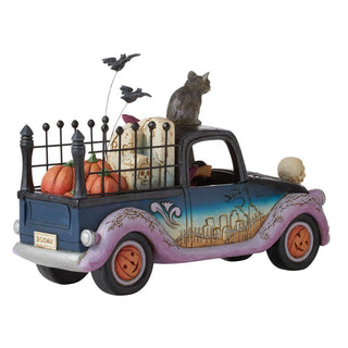 Jim Shore Heartwood Creek: Halloween Pickup Truck Figurine sparkle-castle