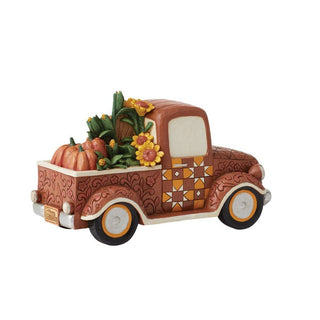 Jim Shore Heartwood Creek: Harvest Pickup Truck Figurine sparkle-castle