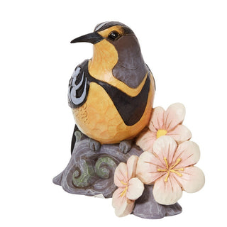 Jim Shore Heartwood Creek: Meadowlark Figurine sparkle-castle
