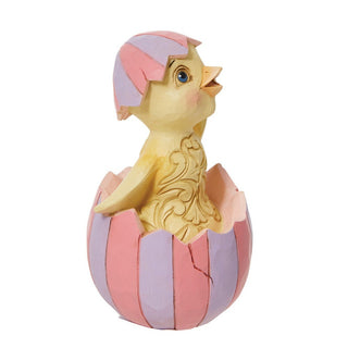 Jim Shore Heartwood Creek: Mini Chick Cracked Egg Figurine sparkle-castle