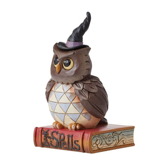 Jim Shore Heartwood Creek: Pint Sized Halloween Owl Figurine sparkle-castle