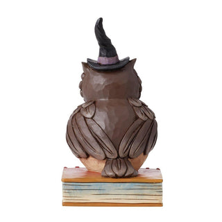 Jim Shore Heartwood Creek: Pint Sized Halloween Owl Figurine sparkle-castle