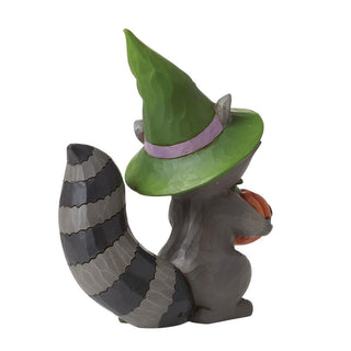 Jim Shore Heartwood Creek: Pint Sized Halloween Raccoon Figurine sparkle-castle