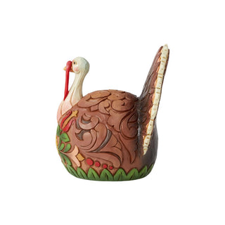 Jim Shore Heartwood Creek: Small Turkey Figurine sparkle-castle