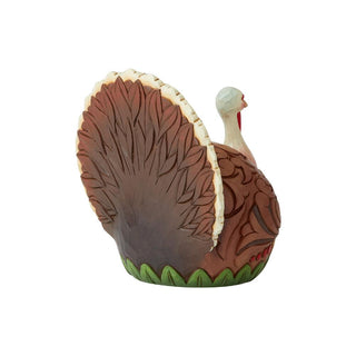 Jim Shore Heartwood Creek: Small Turkey Figurine sparkle-castle