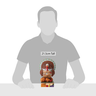 Jim Shore Heartwood Creek: Traditional Turkey with Scene Figurine sparkle-castle