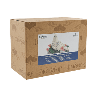 Jim Shore Heartwood Creek: White Dove Figurine sparkle-castle