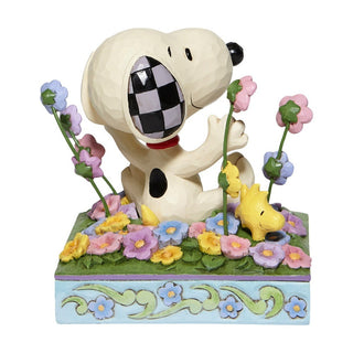 Jim Shore Peanuts: Snoopy Flowers Figurine sparkle-castle