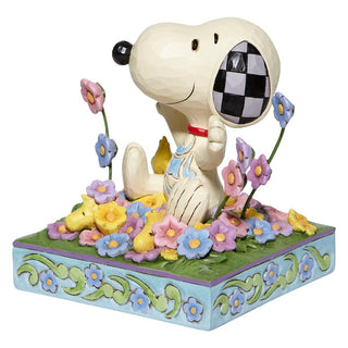 Jim Shore Peanuts: Snoopy Flowers Figurine sparkle-castle