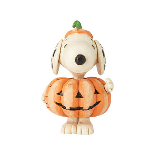 Jim Shore Peanuts: Snoopy Pumpkin Miniature Figurine sparkle-castle