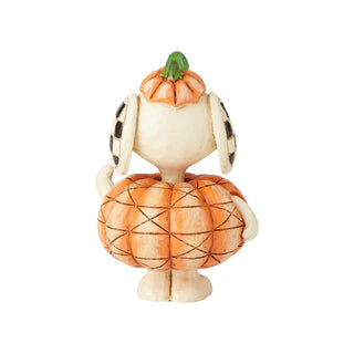 Jim Shore Peanuts: Snoopy Pumpkin Miniature Figurine sparkle-castle