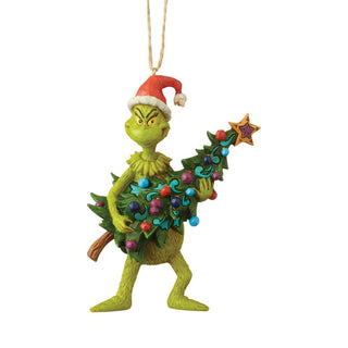 Jim Shore Grinch: Grinch Tree Hanging Ornament sparkle-castle