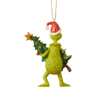 Jim Shore Grinch: Grinch Tree Hanging Ornament sparkle-castle