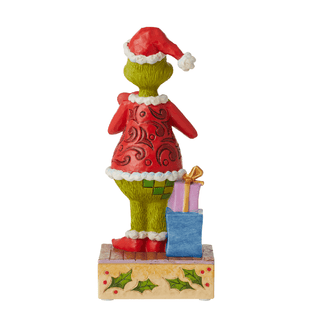 Jim Shore Grinch: Grinch Large Blinking Heart Figurine sparkle-castle