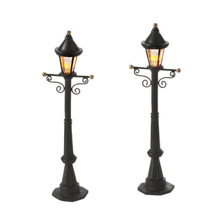 Cross Product Village Accessory: Uptown Street Lights sparkle-castle