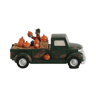 Spooky Town Village Accessory: Pumpkin Pickup Truck sparkle-castle