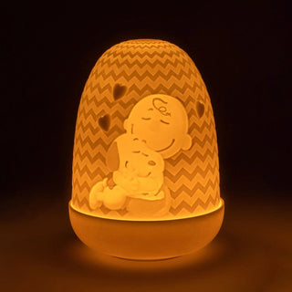 Lladró Peanuts Collection: Snoopy Lithophane sparkle-castle