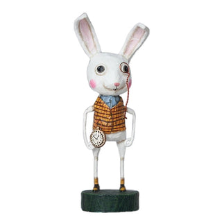Lori Mitchell Alice in Wonderland Collection: The White Rabbit Figurine sparkle-castle