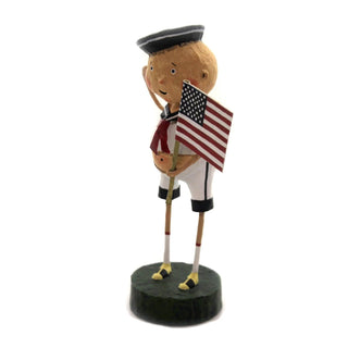 Lori Mitchell American Pride Collection: Aye Aye Adam Figurine sparkle-castle