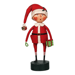 Lori Mitchell Christmas Collection: Playing Santa Figurine sparkle-castle
