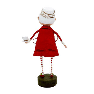 Lori Mitchell Christmas Collection: Rosy Cozy Mrs. Claus Figurine sparkle-castle