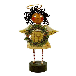 Lori Mitchell Christmas Collection: Seasons Greetings Angel Figurine sparkle-castle