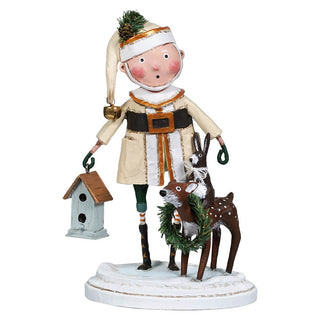 Lori Mitchell Christmas Collection: Woodland Santa Figurine sparkle-castle