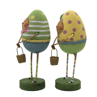 Lori Mitchell Easter Sunday Collection: Eggland's Best Duo Figurines, Set of 2 sparkle-castle