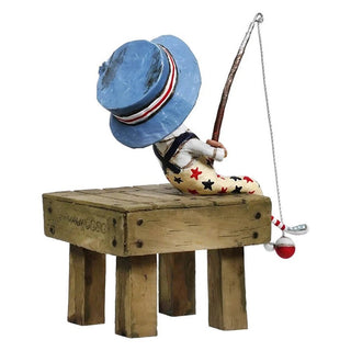 Lori Mitchell Summer Fun Collection: Gone Fishin' Figurine sparkle-castle