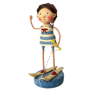 Lori Mitchell Summer Fun Collection: Ski Babe Figurine sparkle-castle