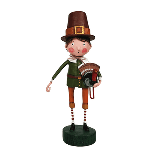 Lori Mitchell Thanksgiving Collection: Palmer Pilgrim Figurine sparkle-castle