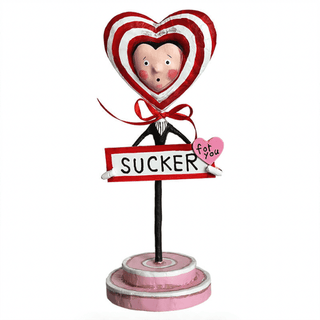 Lori Mitchell Valentine's Day Collection: Sucker Figurine sparkle-castle