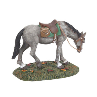 Snow Village Halloween Accessory: Gunpowder Horse sparkle-castle